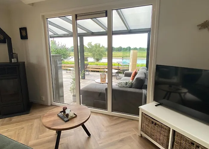 Luxchalet Ella Mit Aussicht Auf Ijssel Im Mit Pool Und Holland Niederlande Ferienhaus *