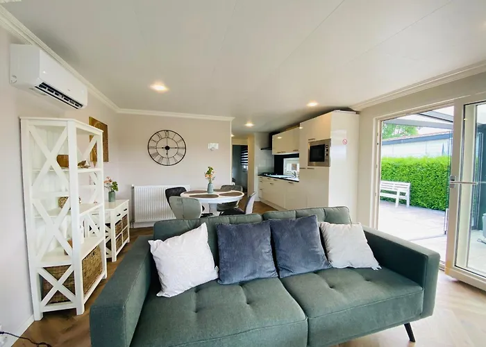 Luxchalet Ella Mit Aussicht Auf Ijssel Im Mit Pool Und Holland Niederlande Ferienhaus Lathum